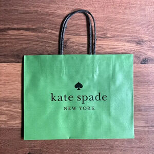 FREE w/purchase Kate Spade Paper Green Bag